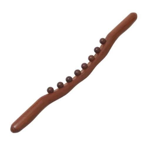 Wooden massager stick is carbonized at high temperatures